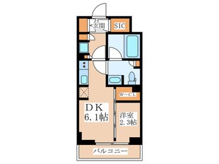 コンフォリア東新宿の物件間取画像